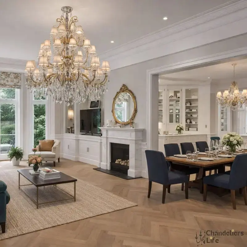 Banquet Hall Hallway Hotel Chandeliers - Image 4