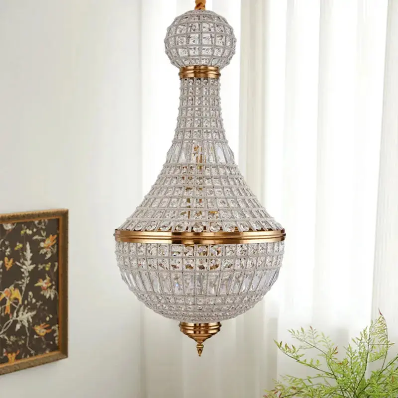 British Style Crystal Vintage Chandelier - Image 3