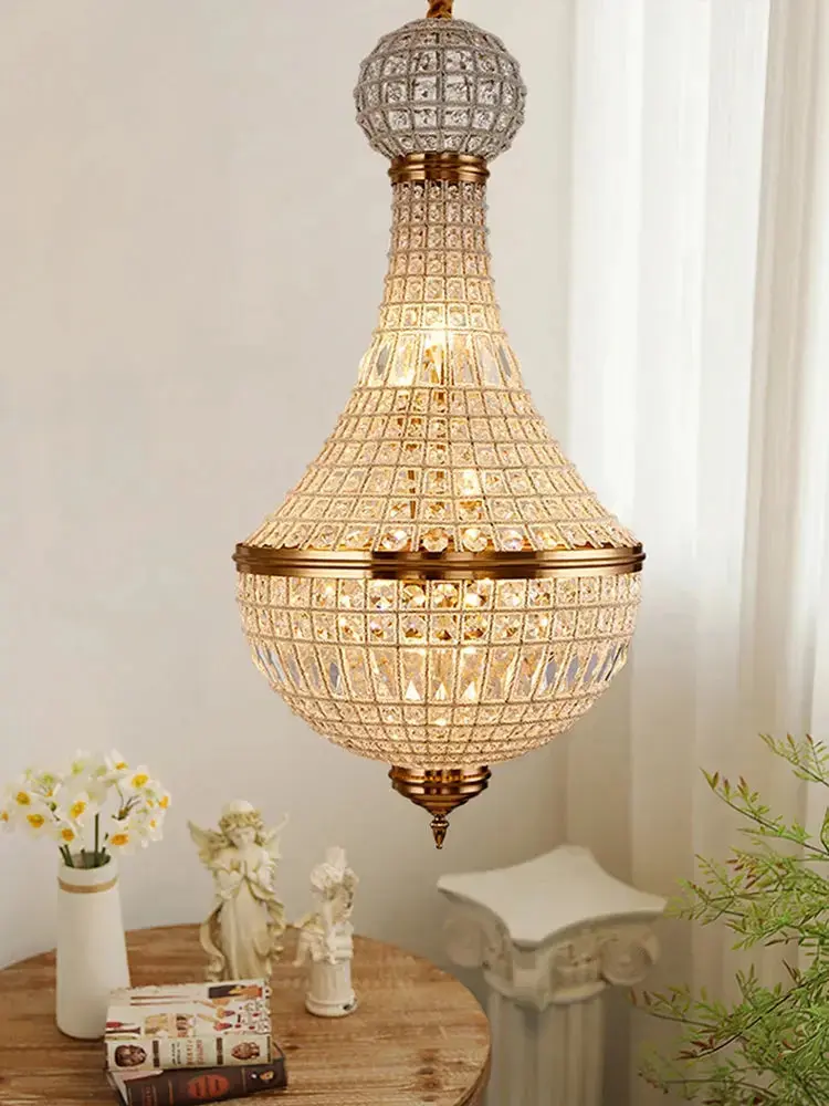 British Style Crystal Vintage Chandelier - Image 4