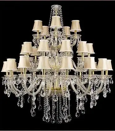 Classic 3 layers Crystal Chandelier - Image 8