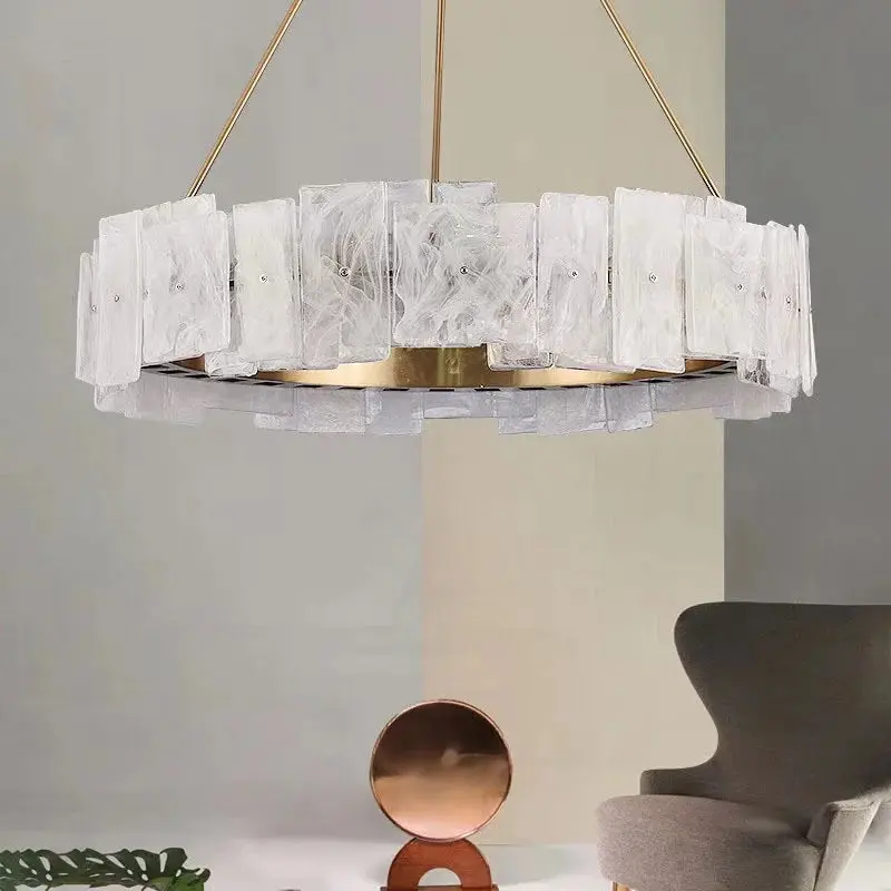 Cloud Glass Modern Chandelier - Image 5