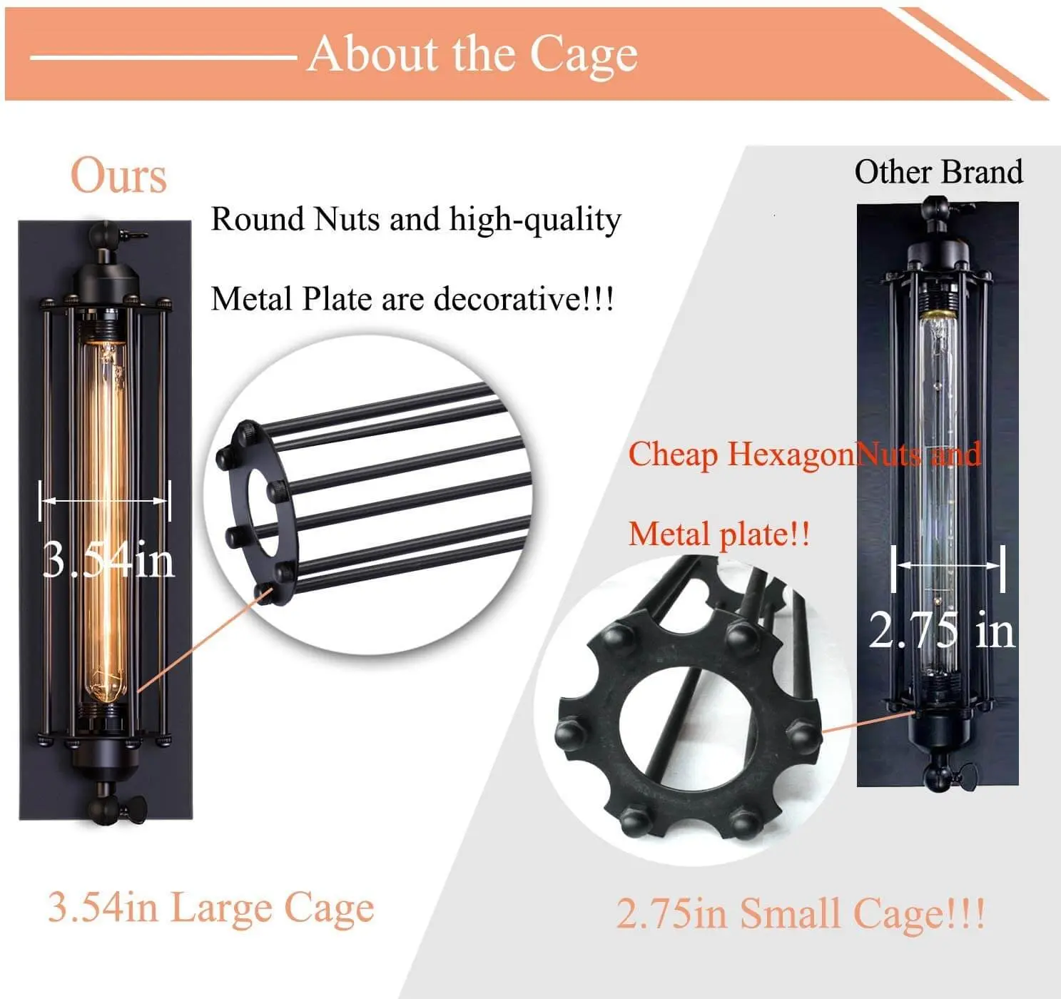 Country Wall Lamp - Image 9