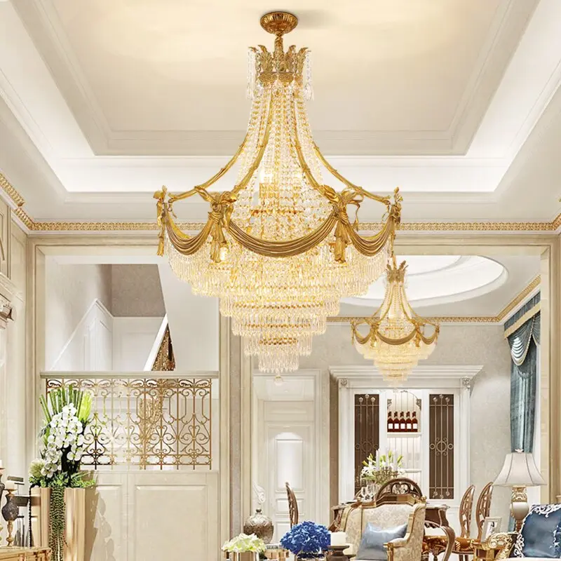 Crown Shape Crystal Chandelier - Image 13