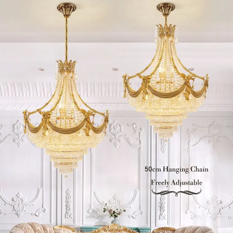 Crown Shape Crystal Chandelier - Image 4
