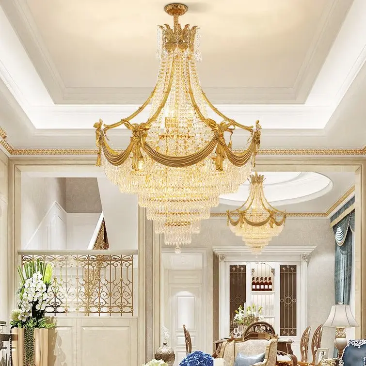 Crown Shape Crystal Chandelier - Image 5