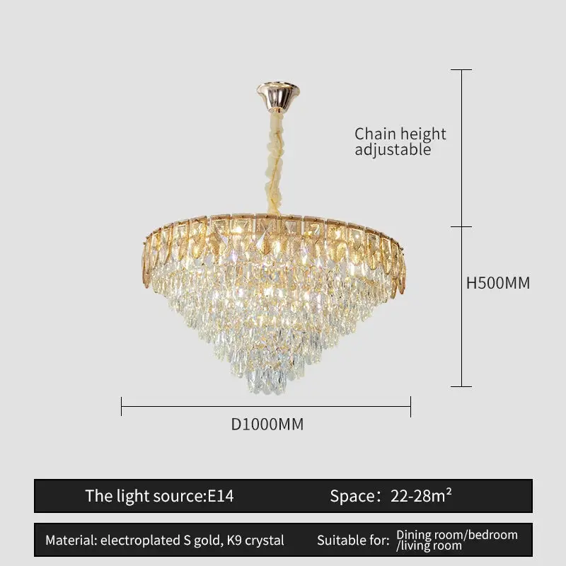 Crystal Chandelier Post-Modern Luxury Lighting - Image 13