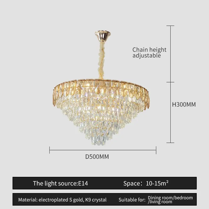 Crystal Chandelier Post-Modern Luxury Lighting - Image 4