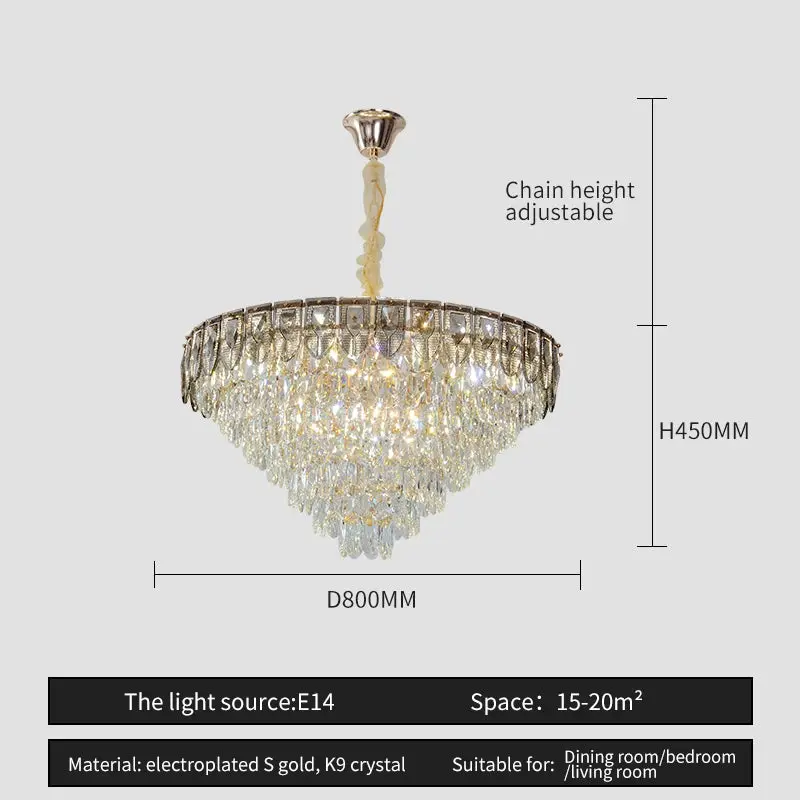 Crystal Chandelier Post-Modern Luxury Lighting - Image 6
