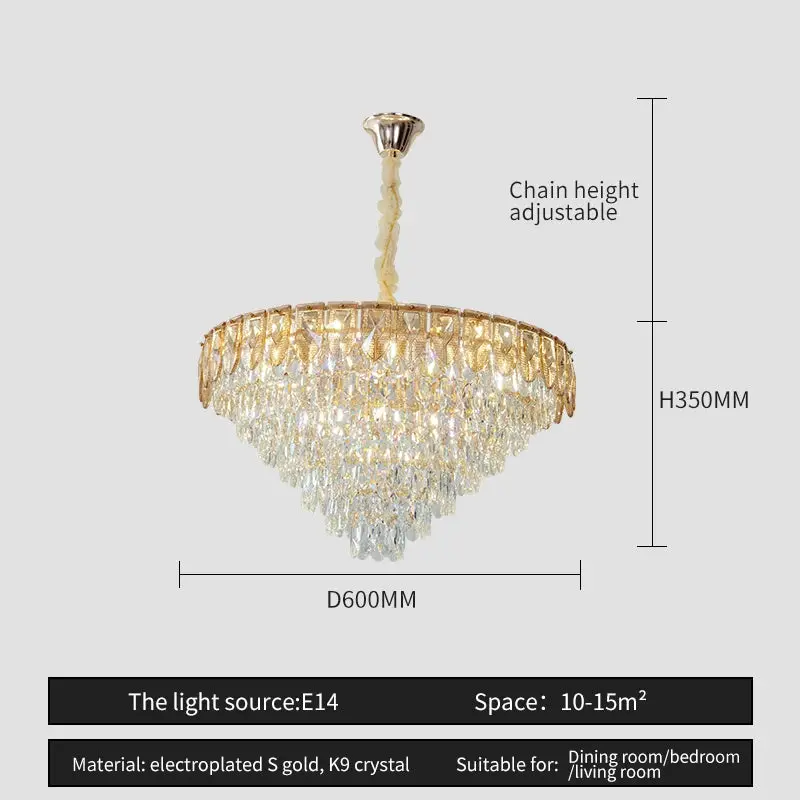 Crystal Chandelier Post-Modern Luxury Lighting - Image 7