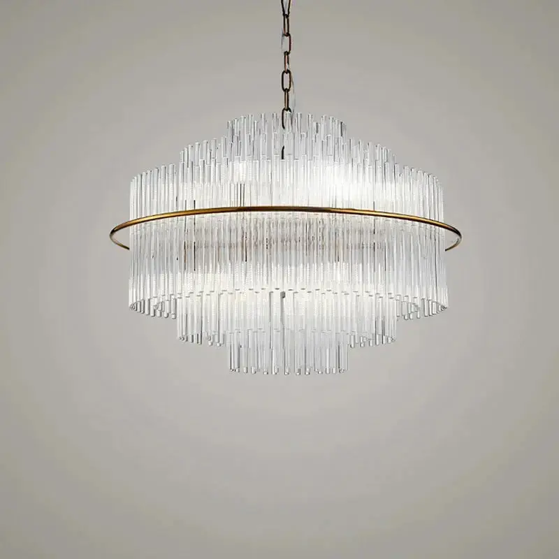 Crystal Designer Oval Round Chandelier - Image 3