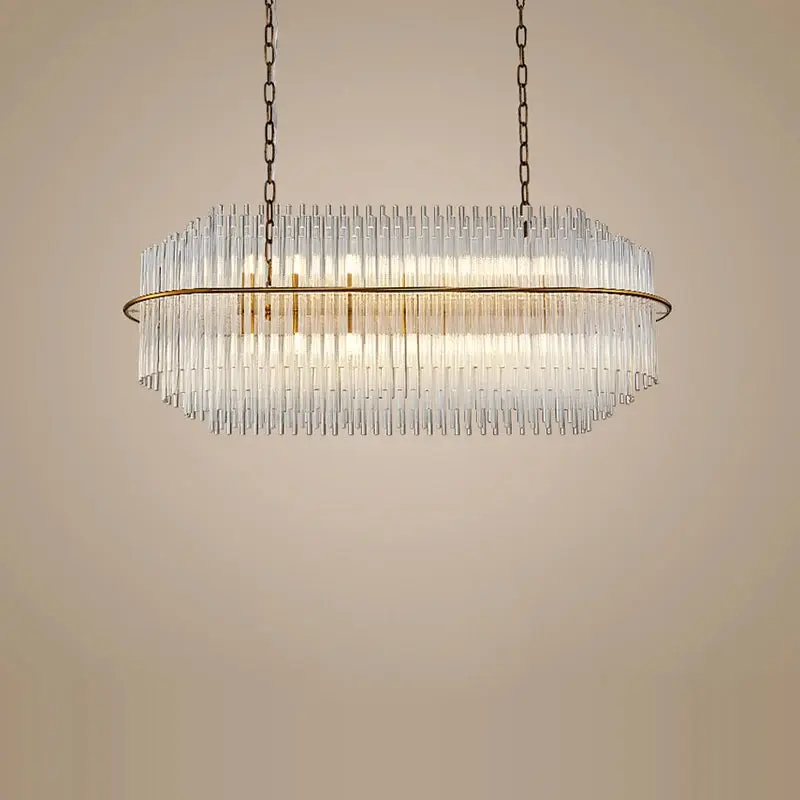 Crystal Designer Oval Round Chandelier - Image 6