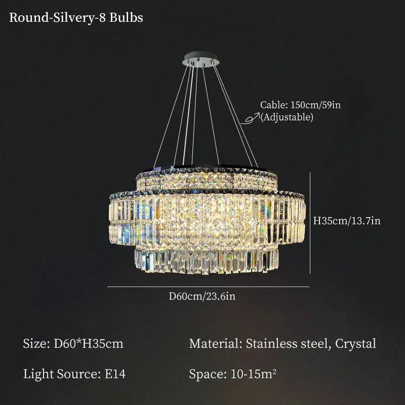 Crystal Dining Room Luxury Chandelier - Image 12