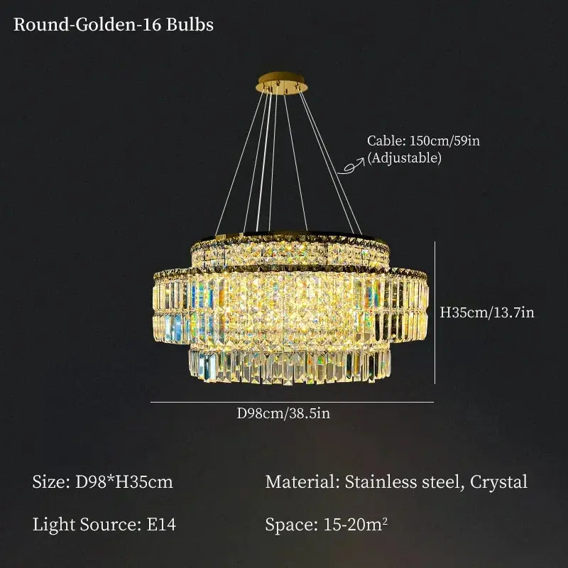 Crystal Dining Room Luxury Chandelier - Image 15