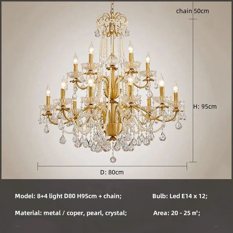 French Luxury Candle Chandelier - Image 12