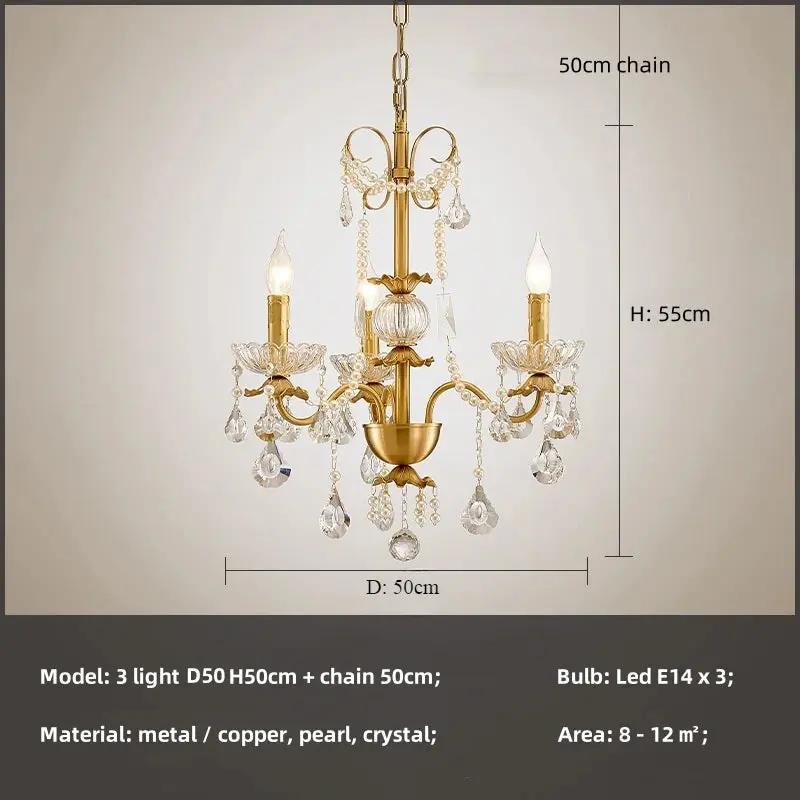 French Luxury Candle Chandelier - Image 8