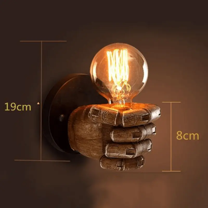 Hand Shaped One Wall Light Lamp - Image 9