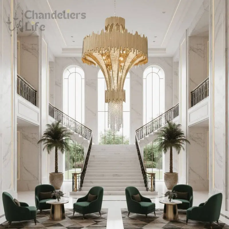 Hotel Lobby Chandelier - Image 4