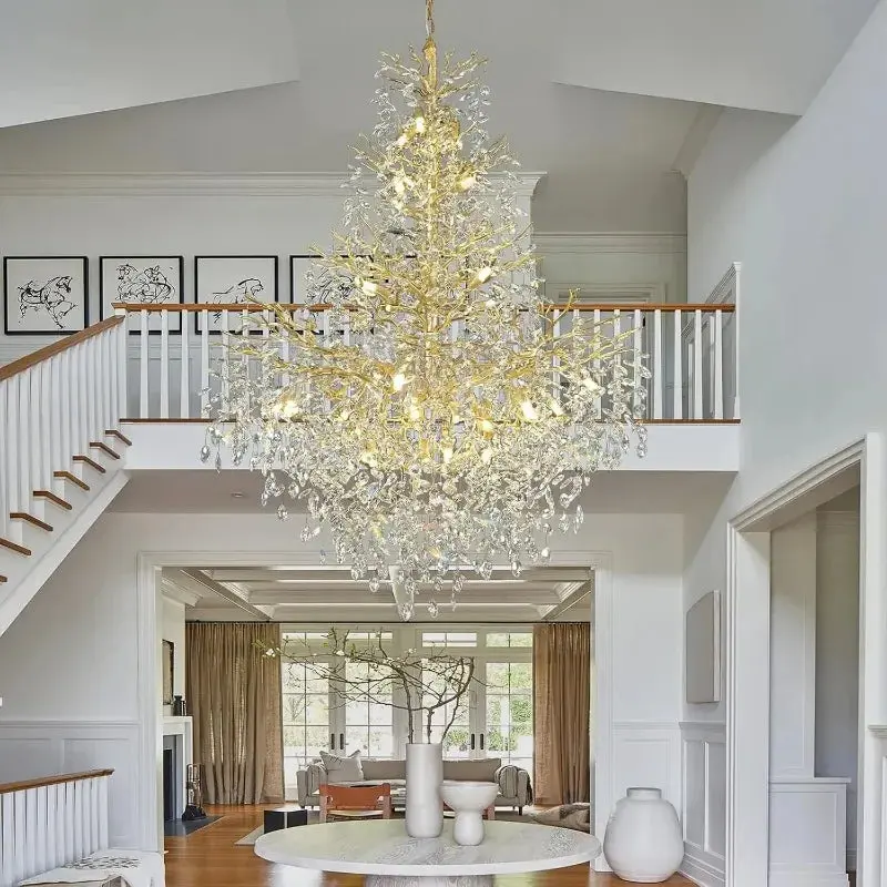 Luxury Crystal Chandelier Foyer Lighting - Image 3