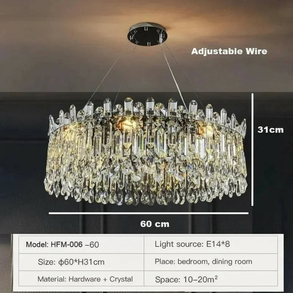 Luxury Crystal Elegant Chandelier - Image 11