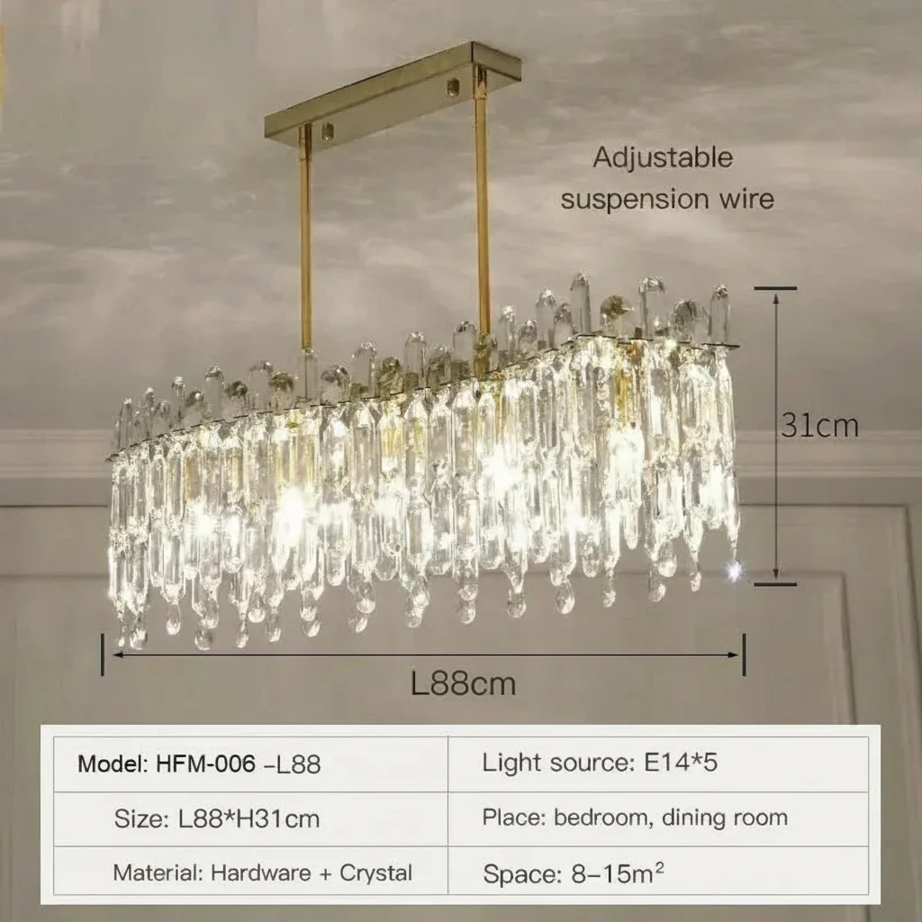 Luxury Crystal Elegant Chandelier - Image 13