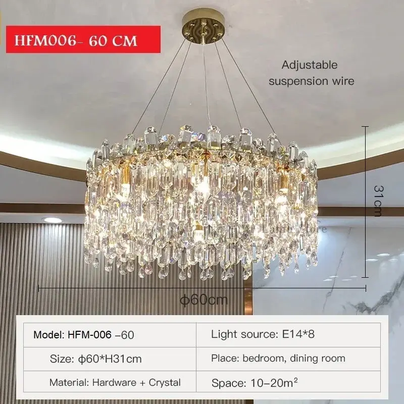 Luxury Crystal Elegant Chandelier - Image 7