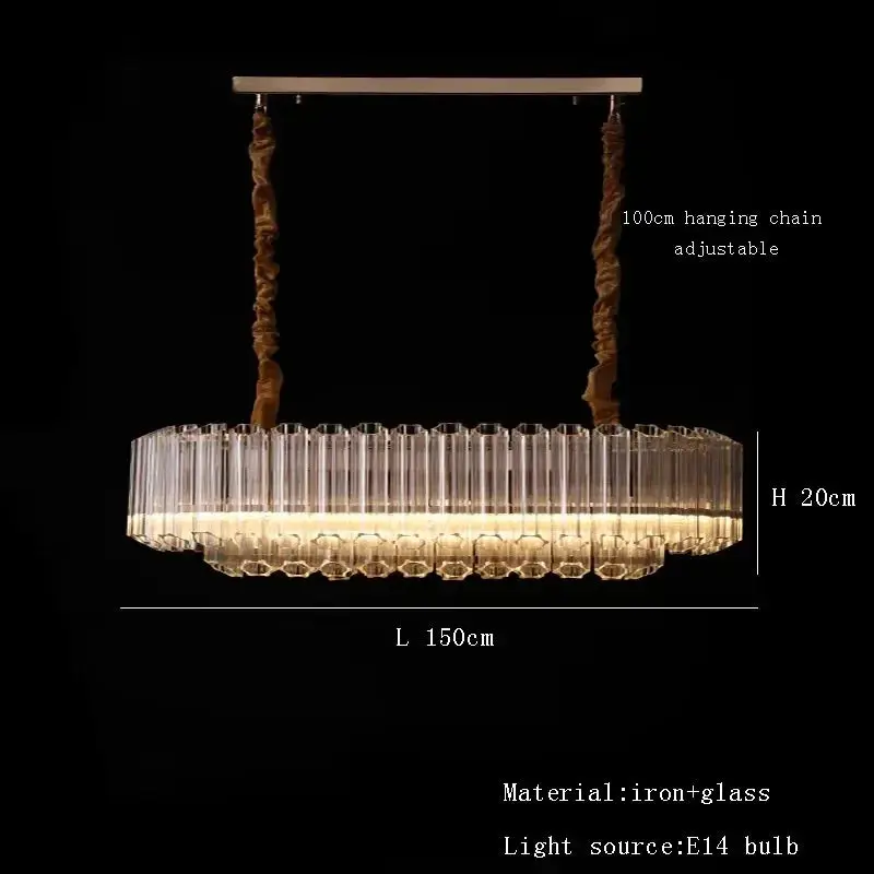 Luxury Glass Crystal Modern Chandelier - Image 14