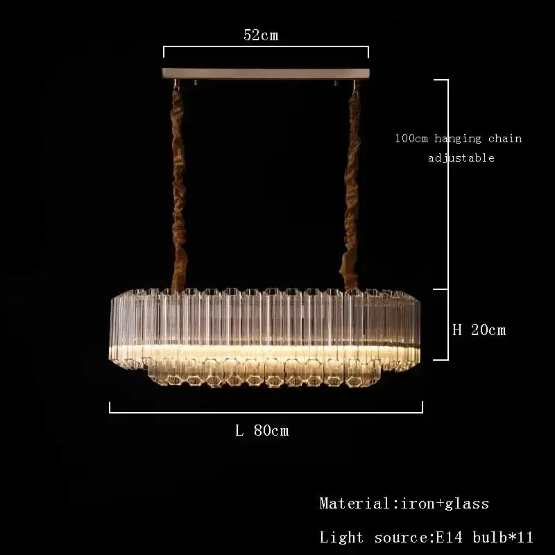 Luxury Glass Crystal Modern Chandelier - Image 16
