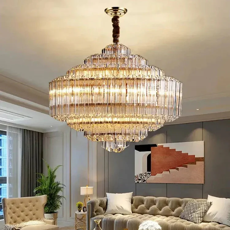 Luxury Glass Crystal Modern Chandelier - Image 5