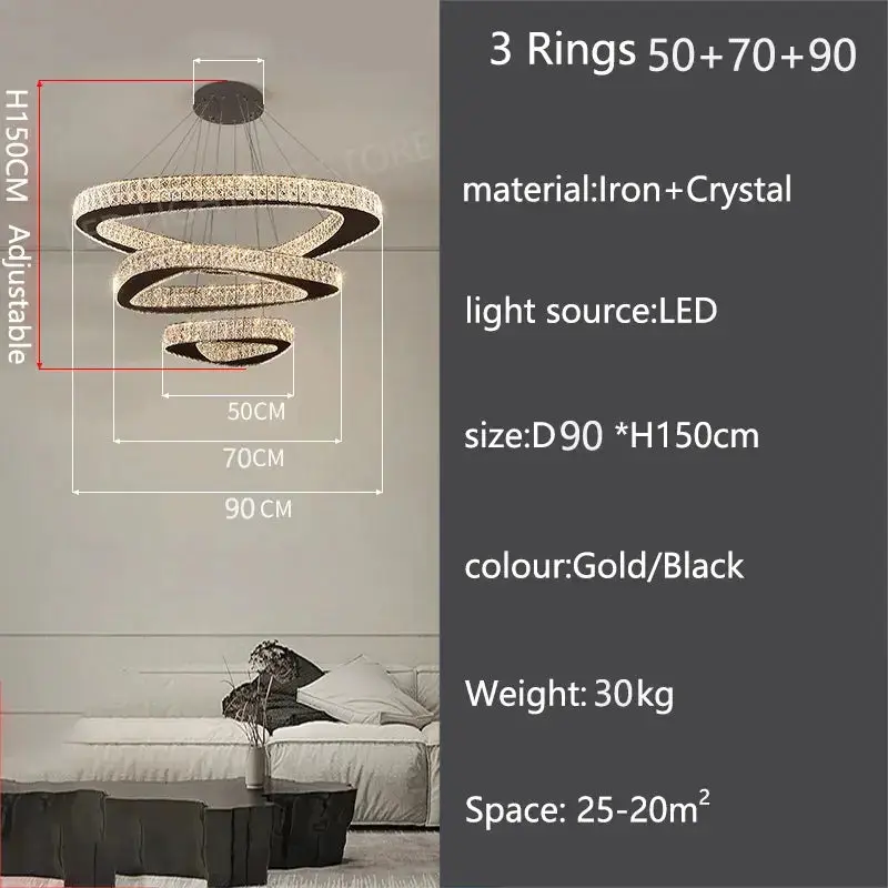 Luxury Modern Home Decoration Villa Chandelier - Image 17