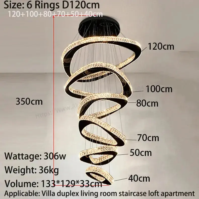 Luxury Modern Home Decoration Villa Chandelier - Image 21