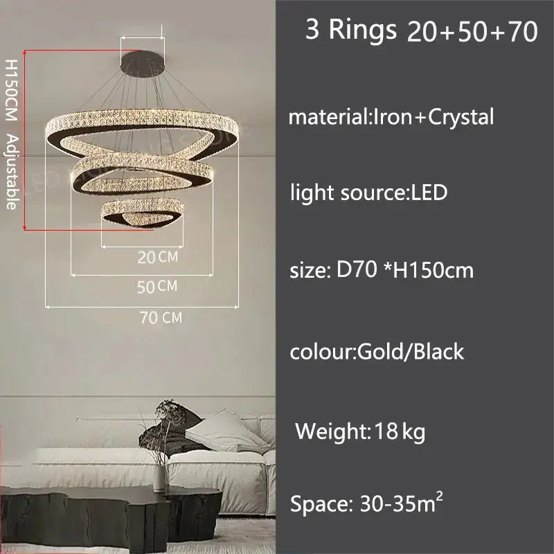 Luxury Modern Home Decoration Villa Chandelier - Image 22