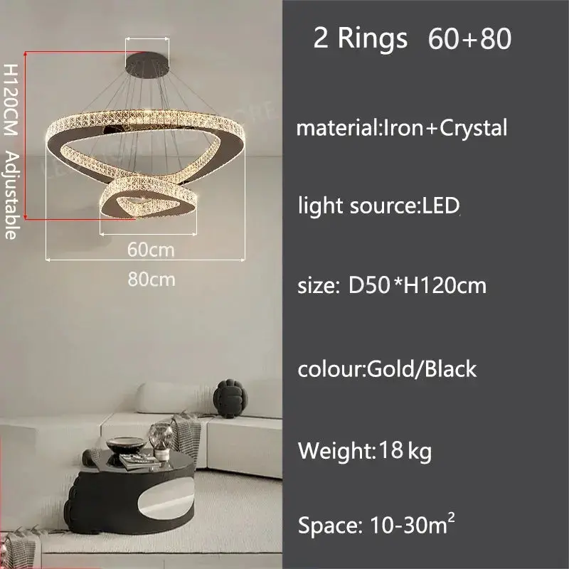 Luxury Modern Home Decoration Villa Chandelier - Image 8