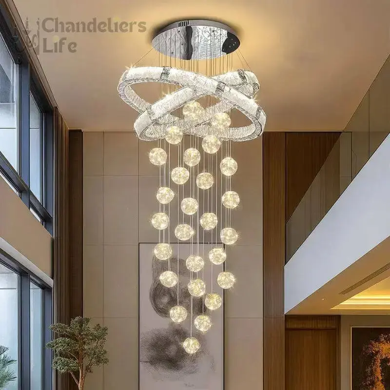 Modern Home Decor Led Staircase Chandeliers - Image 4