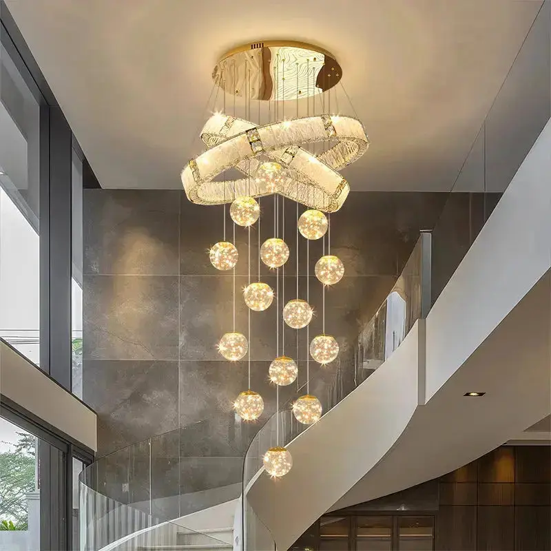 Modern Home Decor Led Staircase Chandeliers - Image 6