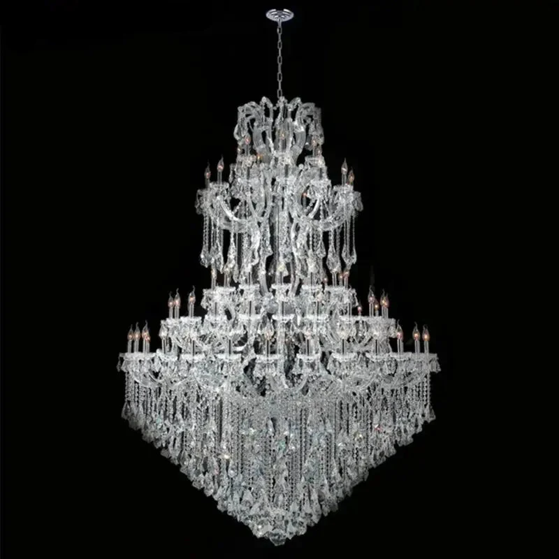 Modern Luxury Clear Crystal Chandelier - Image 5