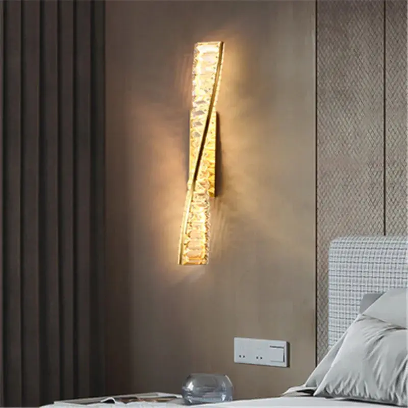 Modern Luxury Crystal Wall Lights - Image 3