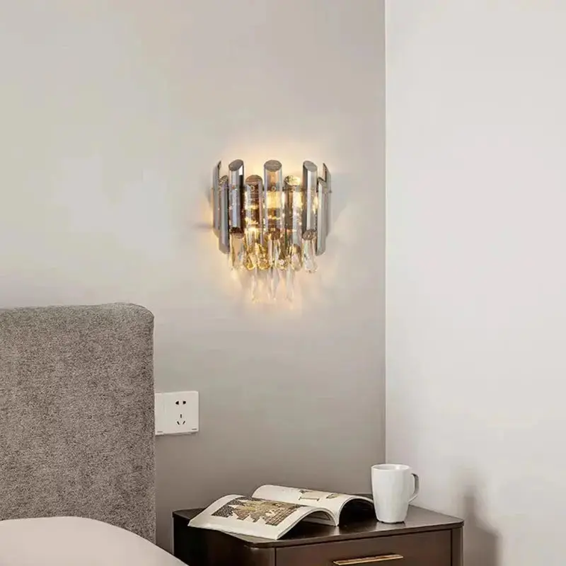 Modern Luxury Crystal Wall Sconces - Image 3