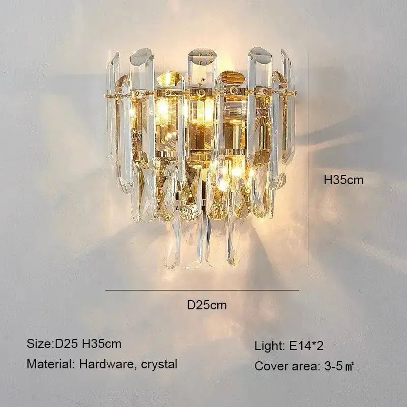 Modern Luxury Crystal Wall Sconces - Image 5