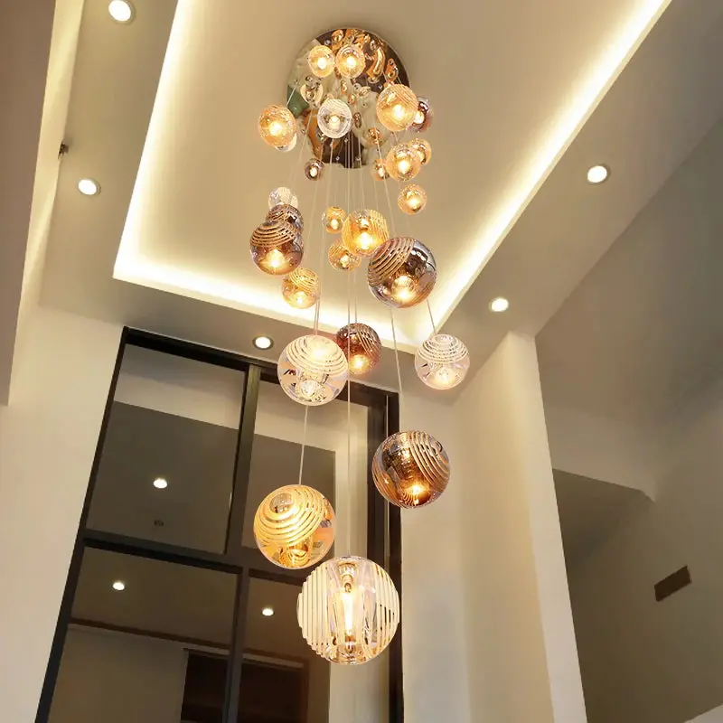 Modern Planets Staircase Chandelier - Image 3