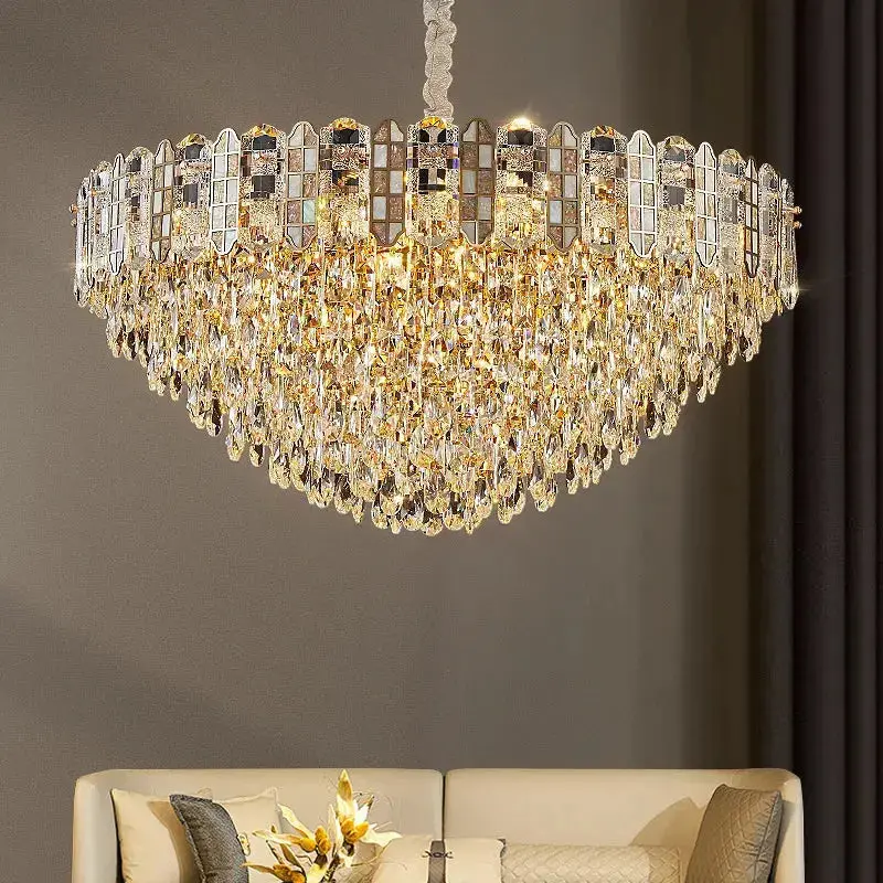 Nordic Bedroom Crystal Chandelier - Image 5