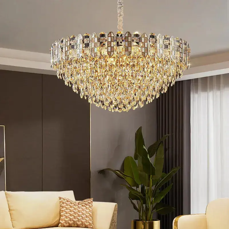Nordic Bedroom Crystal Chandelier - Image 7
