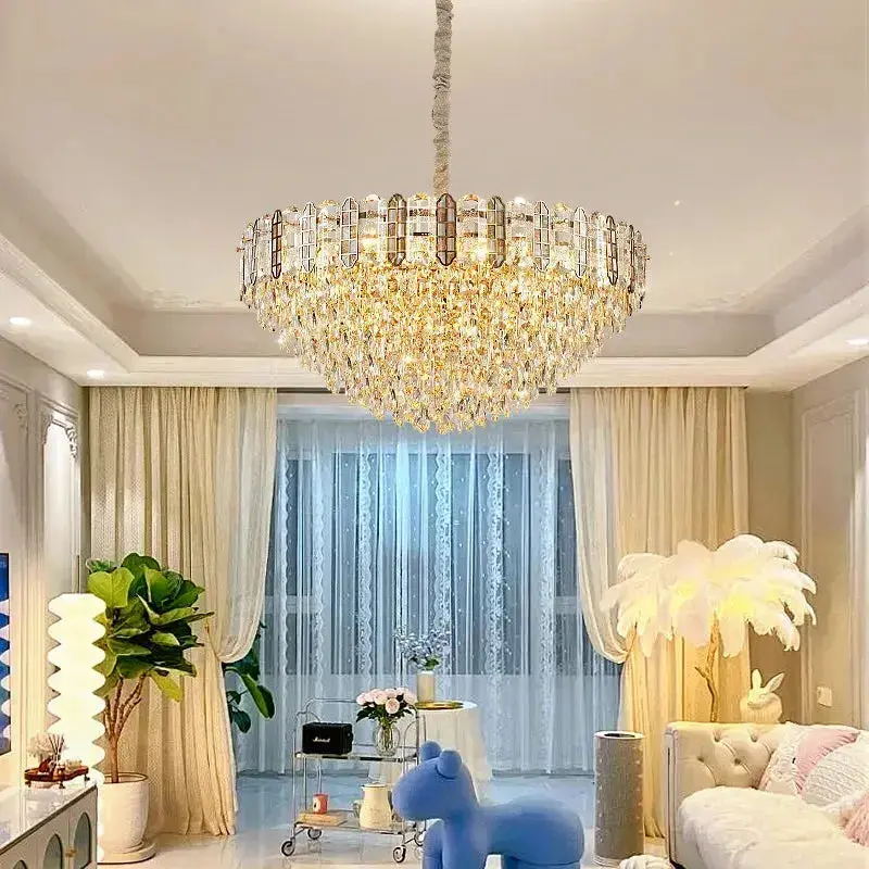Nordic Bedroom Crystal Chandelier - Image 8