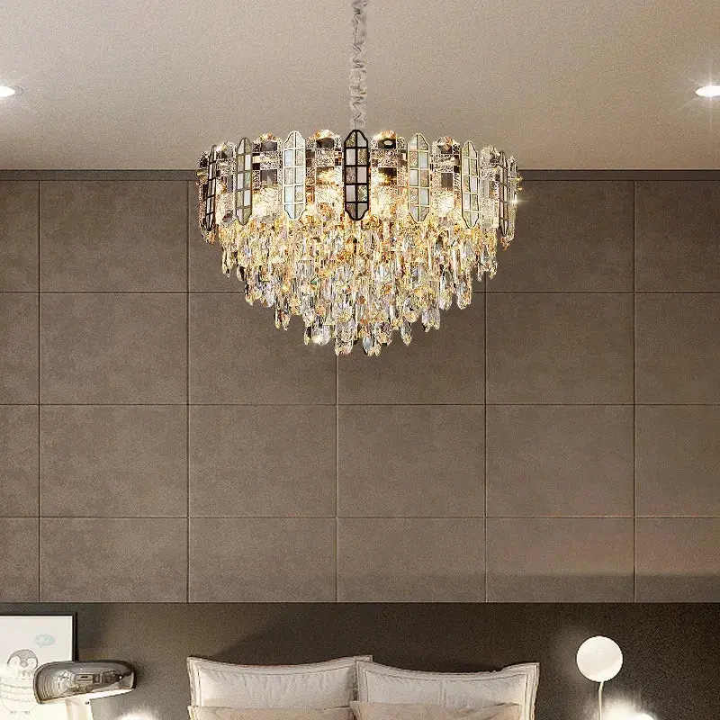 Nordic Bedroom Crystal Chandelier - Image 9