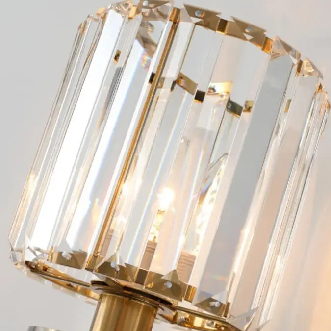 Nordic Crystal Iron Wall Lamp - Image 10