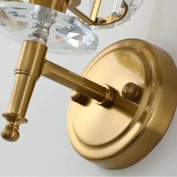 Nordic Crystal Iron Wall Lamp - Image 11