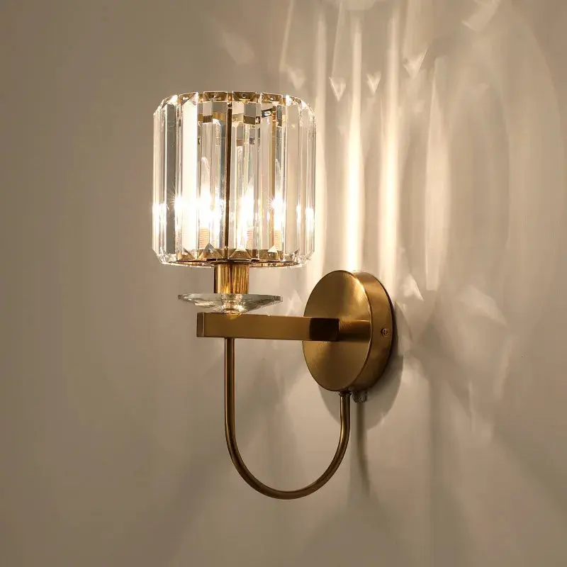 Nordic Crystal Iron Wall Lamp - Image 5