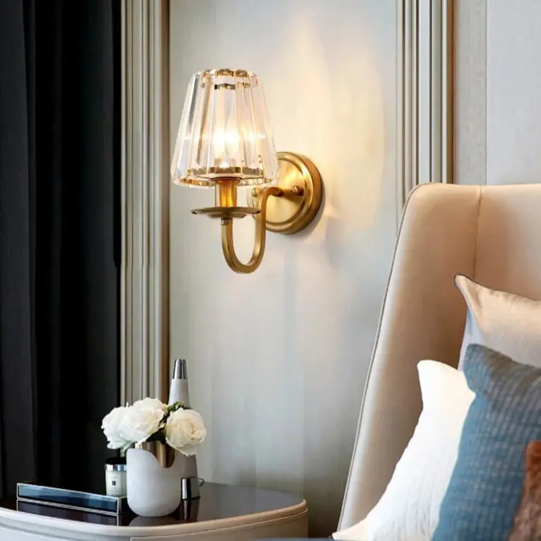 Nordic Crystal Iron Wall Lamp - Image 8