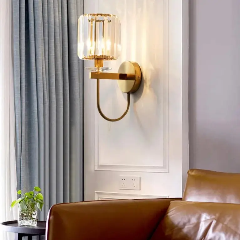 Nordic Crystal Iron Wall Lamp - Image 9