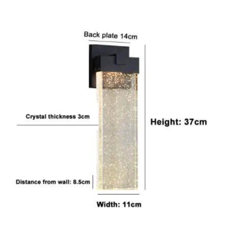 Outdoor Crystal Wall Lamp - Image 10