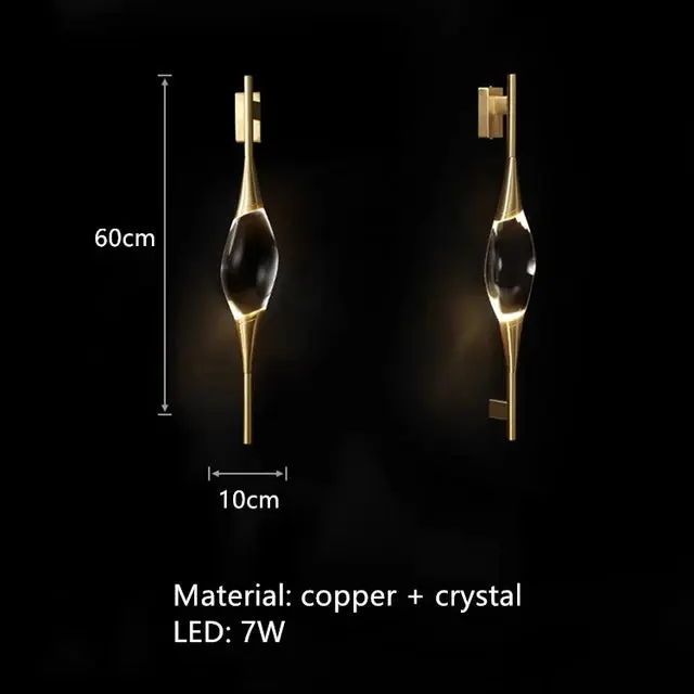 Postmodern Crystal Wall Lamp - Image 11